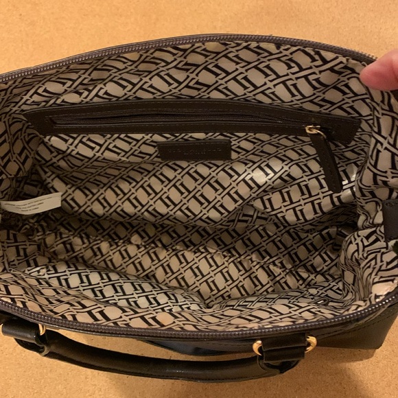 Tignanello  Leather Handbag  Blue and Black - Picture 12 of 13